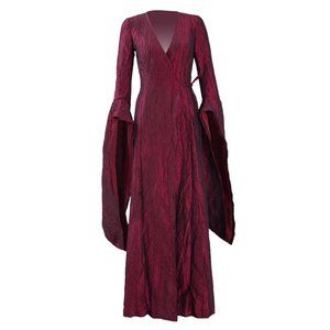 Halloween costume - Game of Thrones "The Red Woman" dress and necklace
